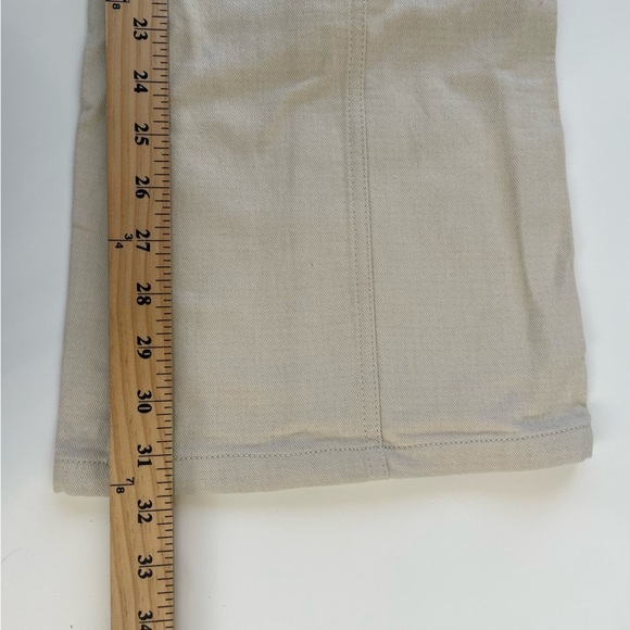 Lovers + Friends Women's Cream Beige Ollie Cargo Trouser Flare Leg Size XS, NWT - Picture 11 of 11